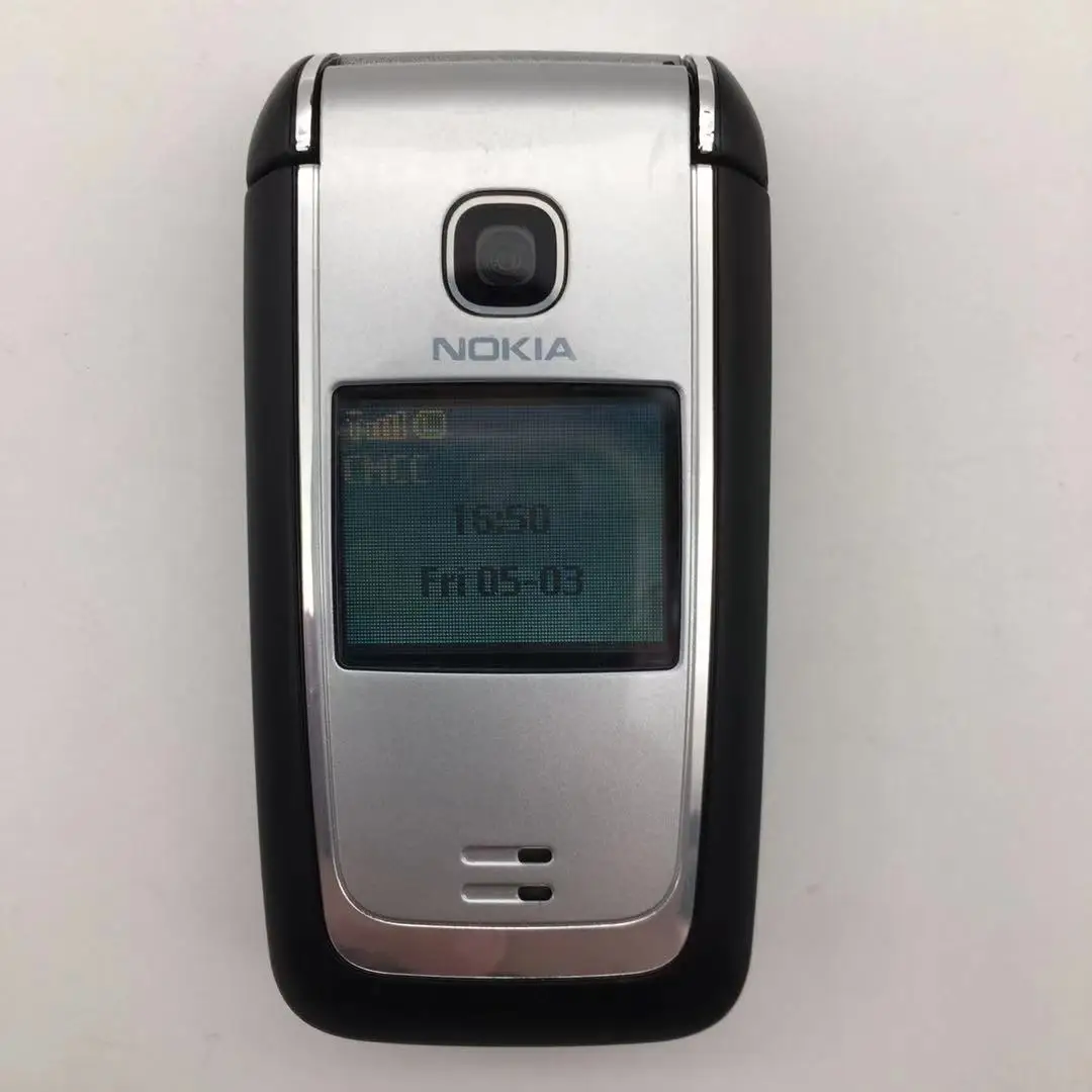 nokia 6125 refurbished original unlocked nokia 6125 flip 1 8 gsm mobile phone 2g phone with fm radion free shipping free global shipping