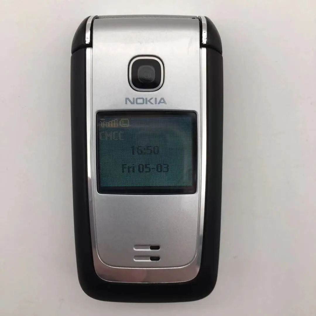 Nokia 6125 Восстановленный Оригинальный разблокированный Flip 1 8 'GSM мобильный