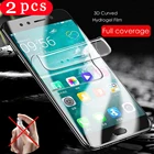2 шт., мягкая Гидрогелевая пленка с полным покрытием для huawei y5 lite y6 y7 prime pro 2019 2018, Защитная пленка для экрана телефона, не стекло