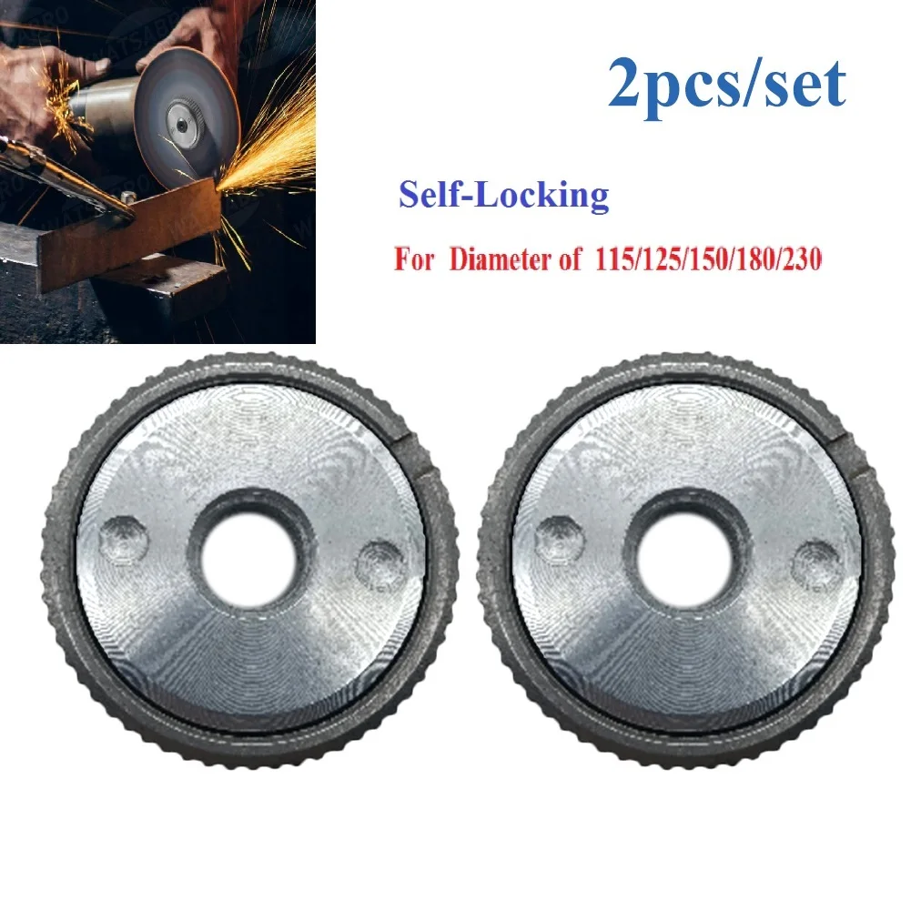 

1pcs/2pcs M14 Angle Grinder Chuck Tools Quick Clamping Quick Release Nut Clamp And Device