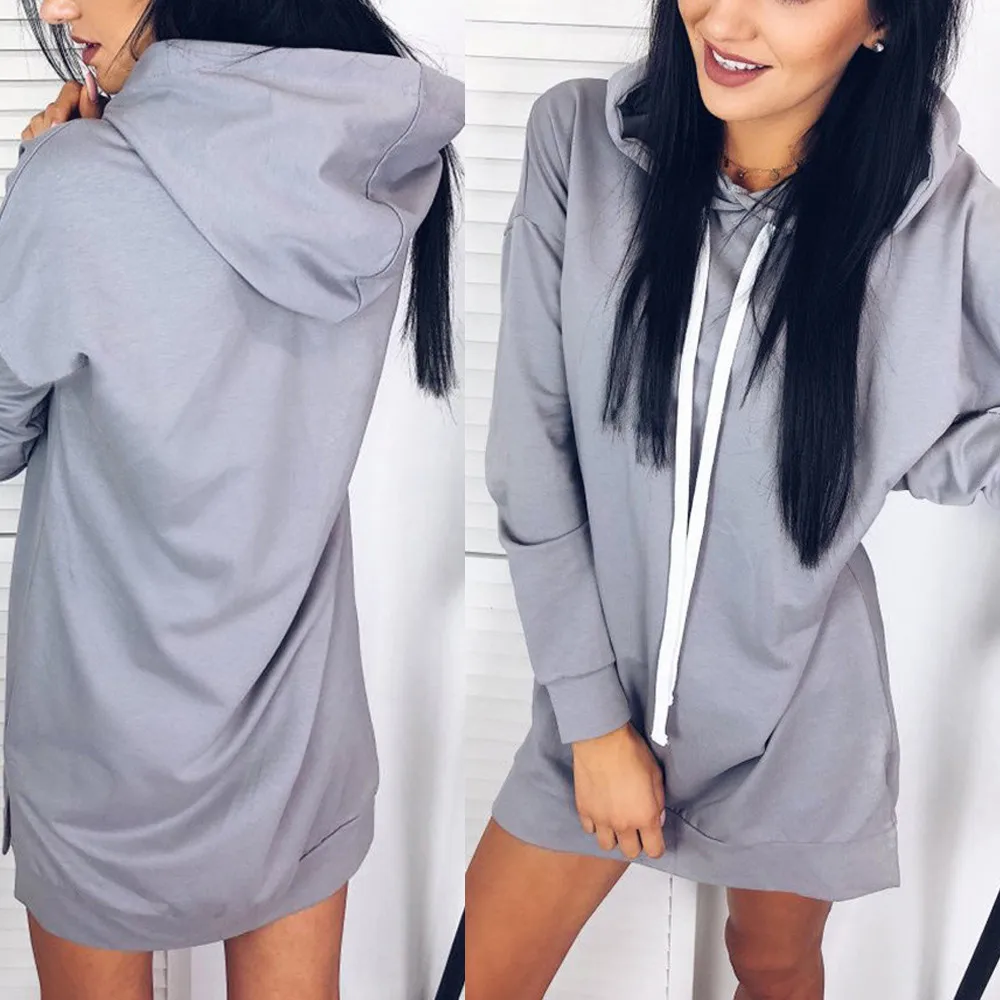 2019 Женская осенне зимняя толстовка с принтом карманами в стиле пэчворк длинным