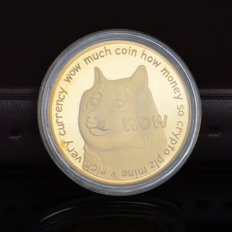 Магазин с фабрики виртуальная монета Dogecoin физическая металлическая