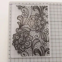 flowers lace plastic embossing folder for scrapbook diy album card tool plastic template