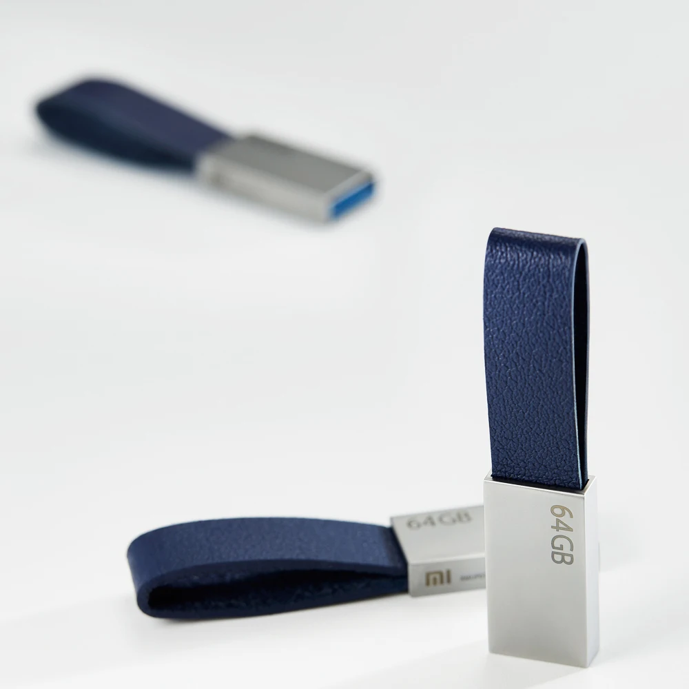 

New Xiaomi Mijia U Disk 64GB USB 3.0 High-speed Transmission Metal Body Compact Size Portable Lanyard Design for Computer