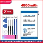 LOSONCOER Z170CG 4800 мАч, C11P1429 хорошего качества Батарея для ASUS ZENPAD C 7,0 c7.0 Z170MG Z710CG Z710C P01Z P01Y Z170C батареи