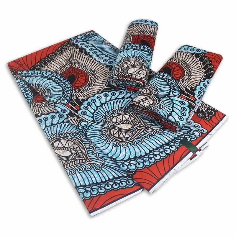 

Ankara Wax Fabric High Quality African Wax Print Fabric 100% Cotton Soft African Guaranteed Veritable Real Wax for Dress VL-97