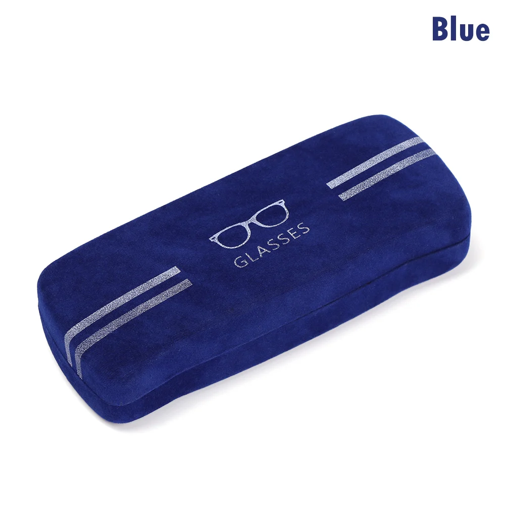 blue 1 шт. красивый портативный Чехол для очков для чтения, жесткий футляр для хранения очков, уличные солнцезащитные очки, защитные очки, аксессуары для очков - Цвет: blue