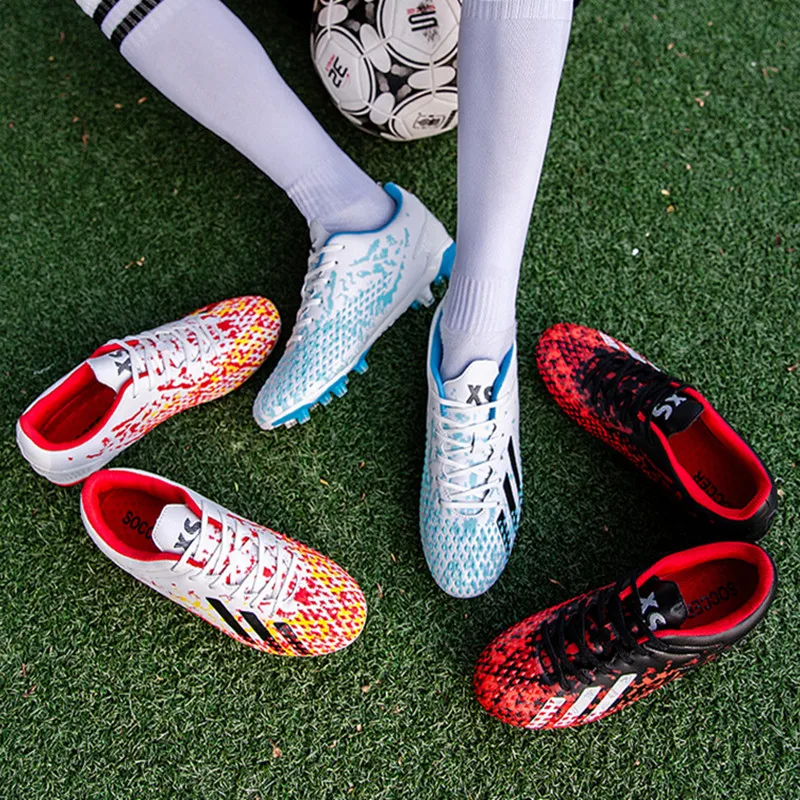 

Football shoes men students women children HG spikes natural grass non-slip TF nail training football shoes
