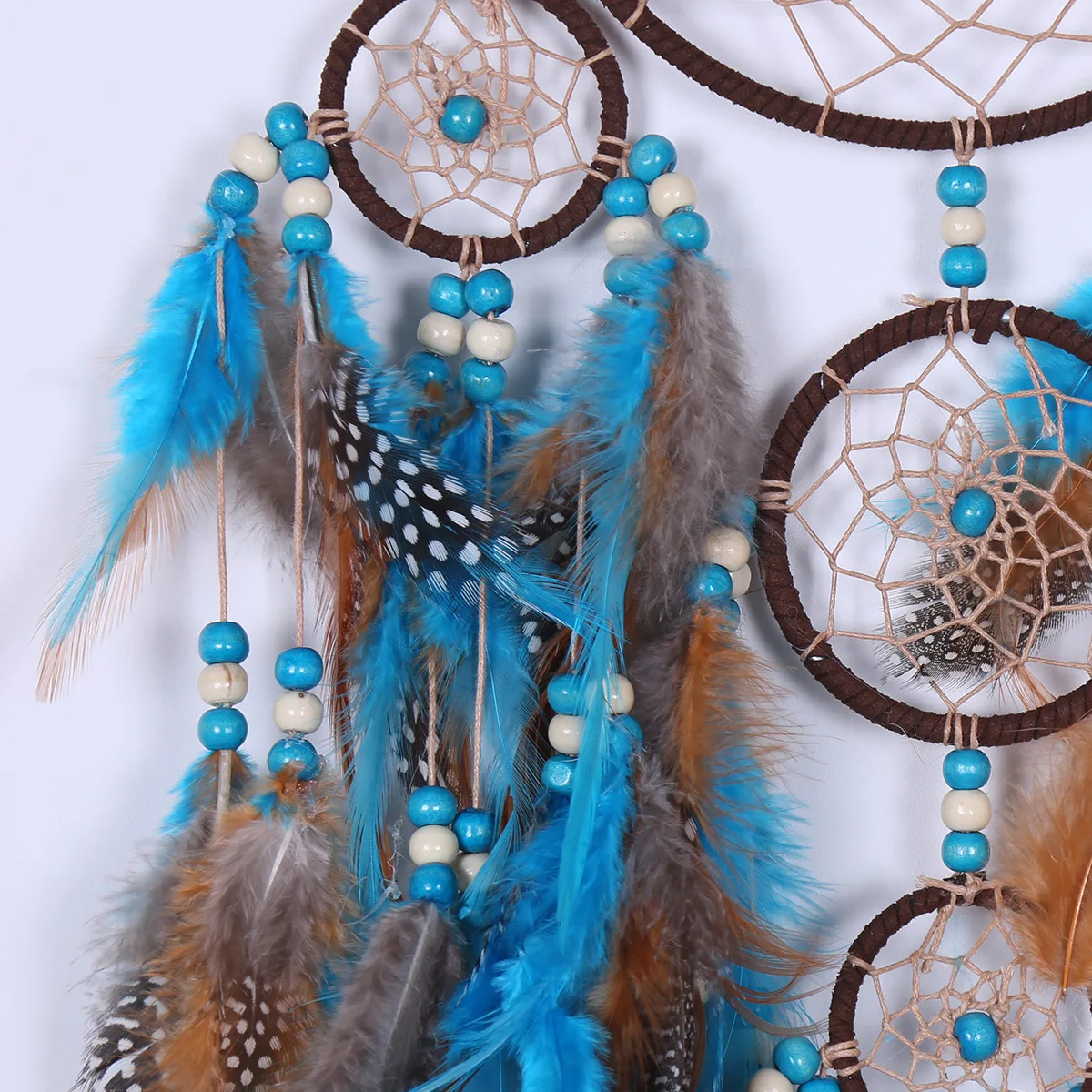 

Five-ring Dream Catcher Ornaments Home Wedding Interior Decorations Wall Hanging Creative Gifts