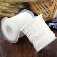 61m non toxic environmental spool of cotton braid candle wicks wick core for diy oil lamps handmade candle making supplies