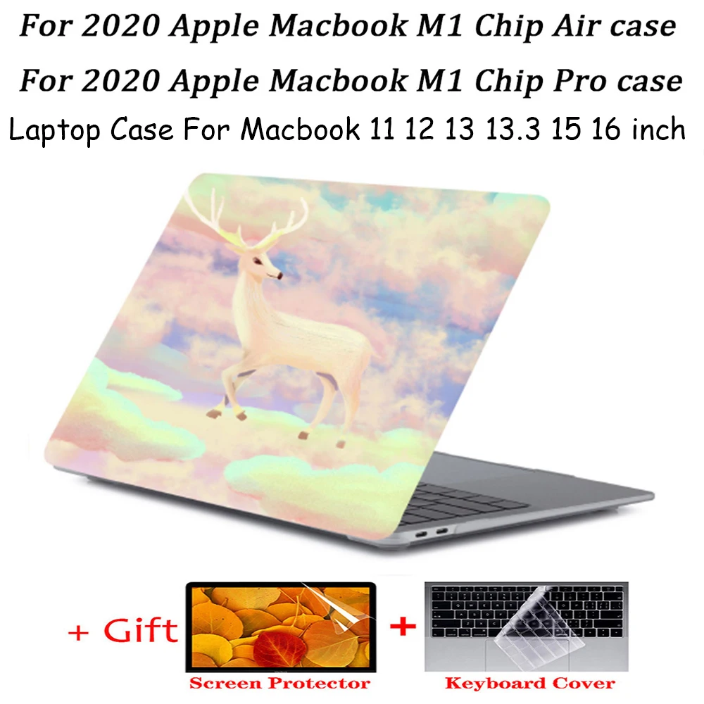 

Новый чехол с рисунком для 2020 M1 Chip Air Pro 13 дюймов A2337 a2179 New Pro 13 A2338 a2251 чехол для ноутбука Apple Macbook