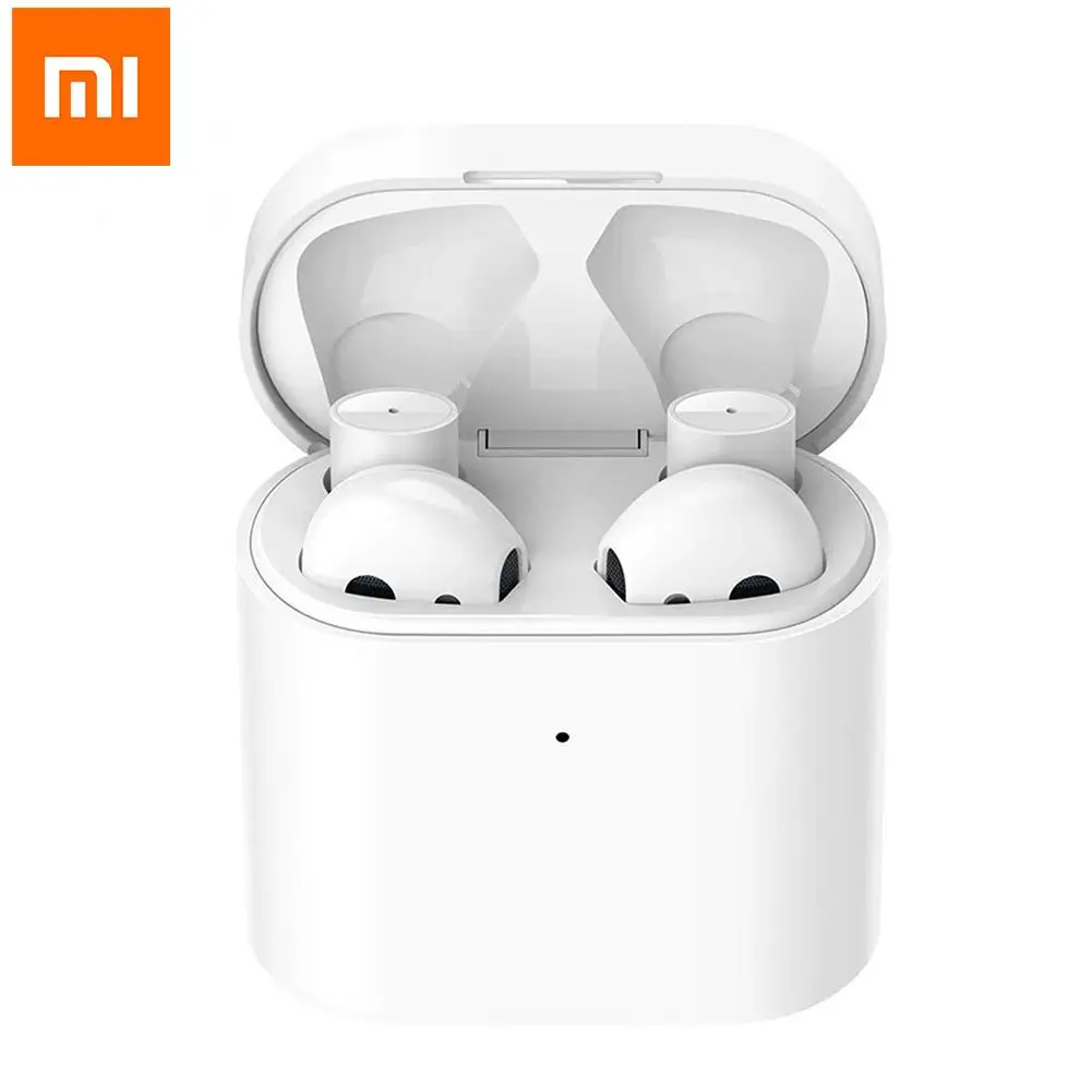 Xiao Mi Air 2 Наушники вкладыши TWS с True Wireless Bluetooth наушники Airdots Pro гарнитура