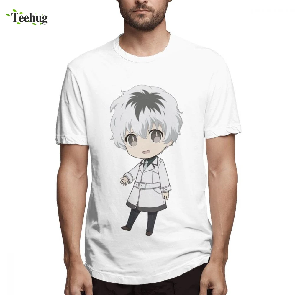 

Custom Manga Kaneki Ken Tokyo Ghoul Tee Shirt Male Casual 3D Print For Male Pure Cotton T Shirt
