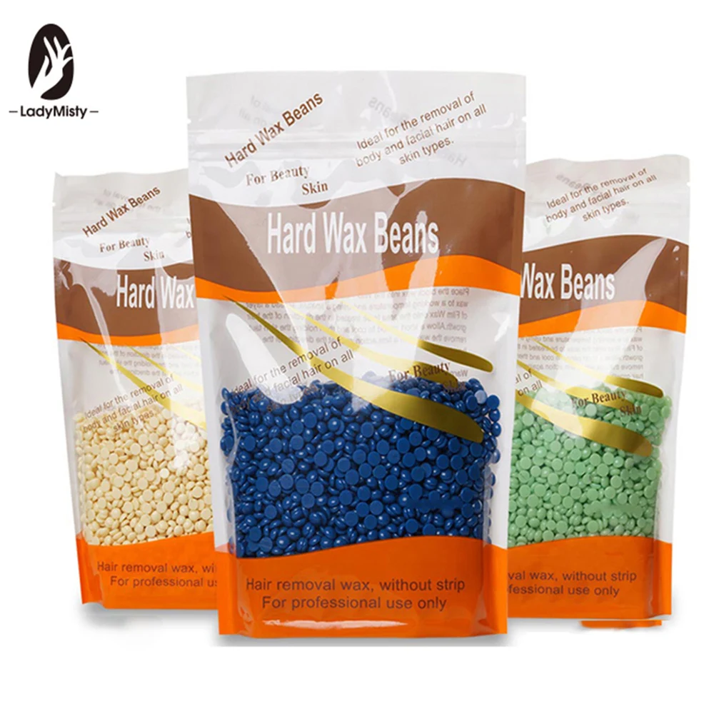 LadyMisty 100g Wax beans No Strip Depilatory Hot Film Hard Pellet Waxing Bikini Face Hair Removal Bean For Women Men - купить по