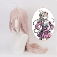 anime danganronpa cosplay wig high temperature material miu iruma women long hair styling carnival dress up wig