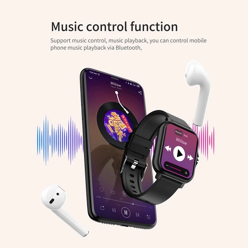 

H20 Smart Watch Men Women Fitness Heart Rate Blood Pressure Monitor Tracker Bracelet Full Touch Sport Waterproof Smartwatch