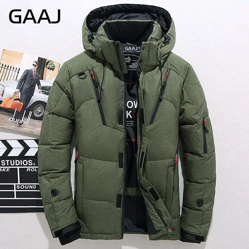 Мужской пуховик высокого качества Толстая теплая зимняя утепленная куртка на