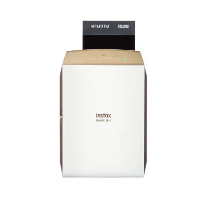 Gold Color Fujifilm Instax Share принтер для смартфонов SP-2 DIY Фото принтеры два цвета серебро и золото подлинный в продаже - Цвет: Gold Color