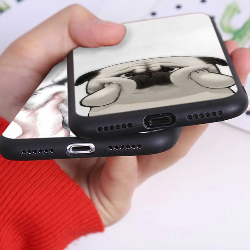 Чехол для телефона iPhone 11 11pro pro max 7 XR X 6S 8 XS MAX 6 plus SE 5s Мягкий силиконовый чехол Милая