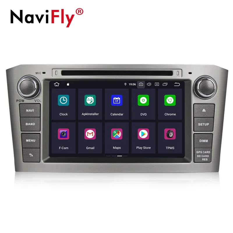 Автомагнитола PX5 с восьмиядерным процессором Android 9 0 ОЗУ 4 Гб ПЗУ 64 ГБ GPS навигацией