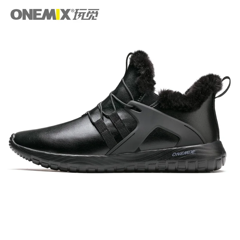 ONEMIX/зимние ботинки Модные ботильоны для пробежек Мягкие Водонепроницаемые