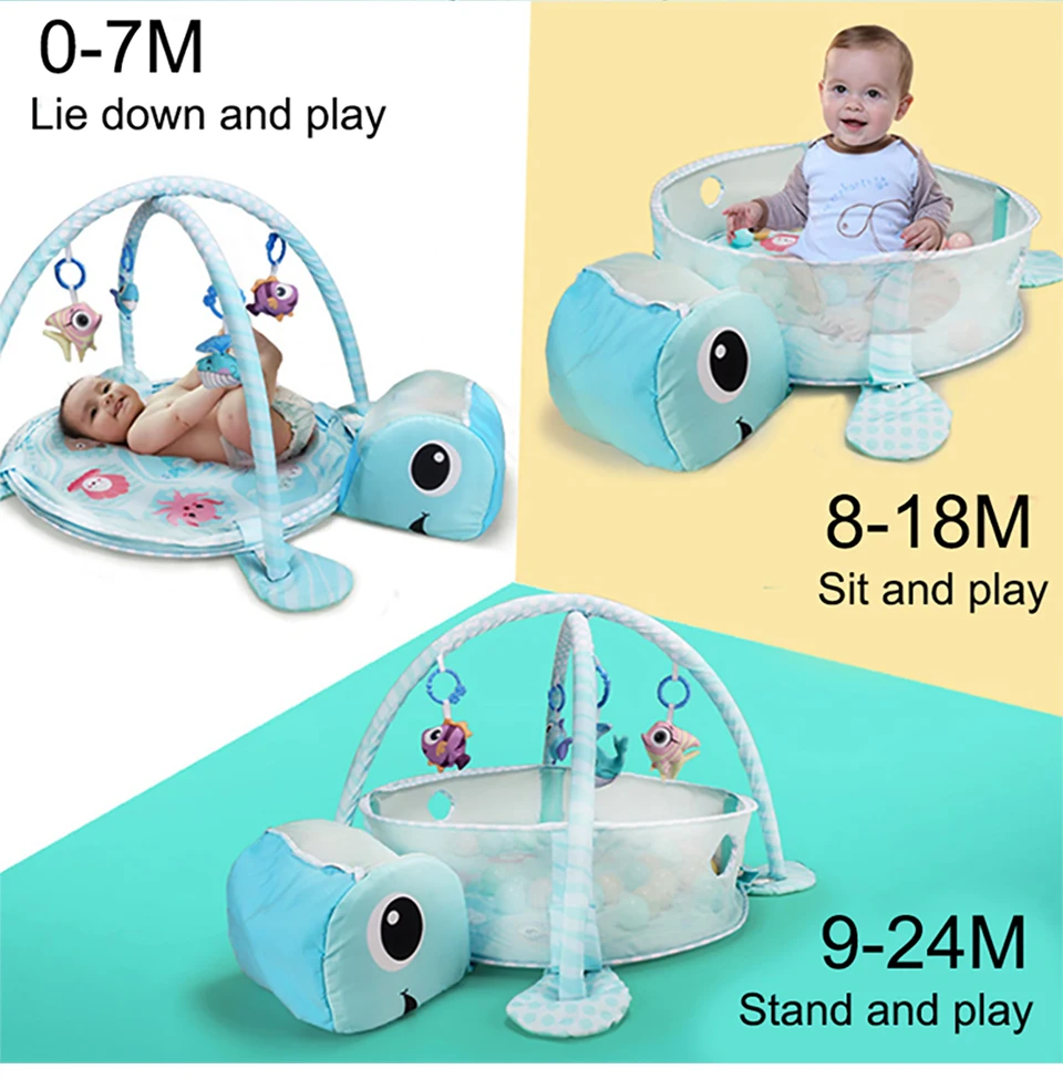 IMBABY детский коврик для занятий спортом три в одном с шаровой стойка для фитнеса ползающий коврик игровой коврик спортивный коврик для ребенка аксессуары для детской комнаты