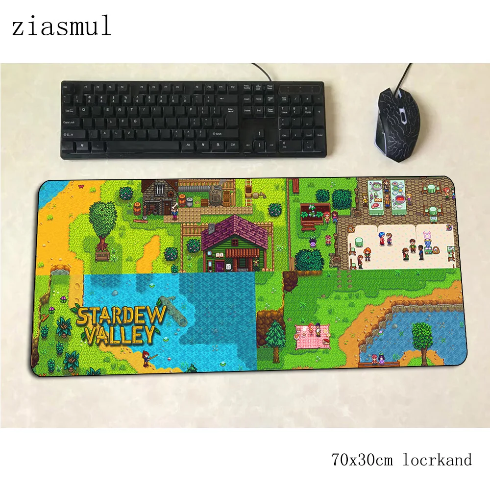 Stardew valley коврики 700x300x3 мм эстетический игровой коврик для мыши большая клавиатура Коврик для мыши Инди поп аксессуары для ноутбука коврик для мыши
