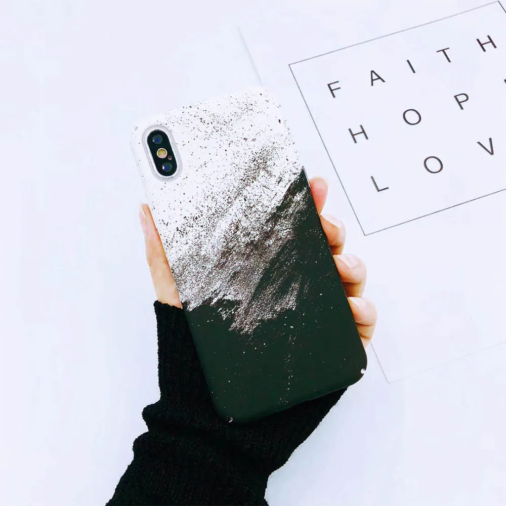Phone Case For iPhone X 8 7 6 6s Plus Lovely Cartoon Starry Sky Moon Ultra Thin Hard PC Back Cover Cases XS XR Max |