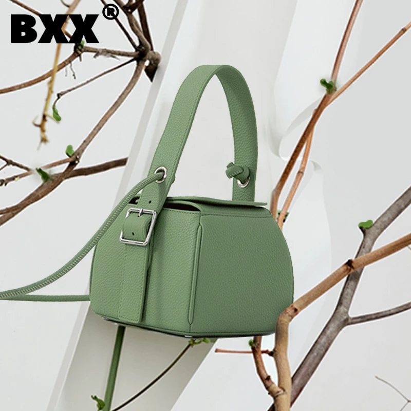 

[BXX] простые сумки через плечо из искусственной кожи для женщин 2021 осенние брендовые сумки через плечо трендовая Роскошная сумочка HS528