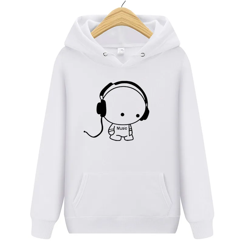 Женская толстовка с длинным рукавом толстовки принтом свободная капюшоном