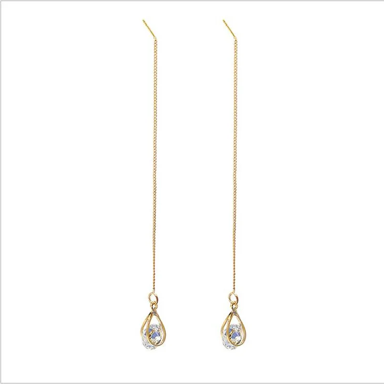 

2021 Hot Sale Earrings Zircon Fashion Earrings Tassel Earrings Female Long Earrings Earrings Personalized Earrings Gift Women