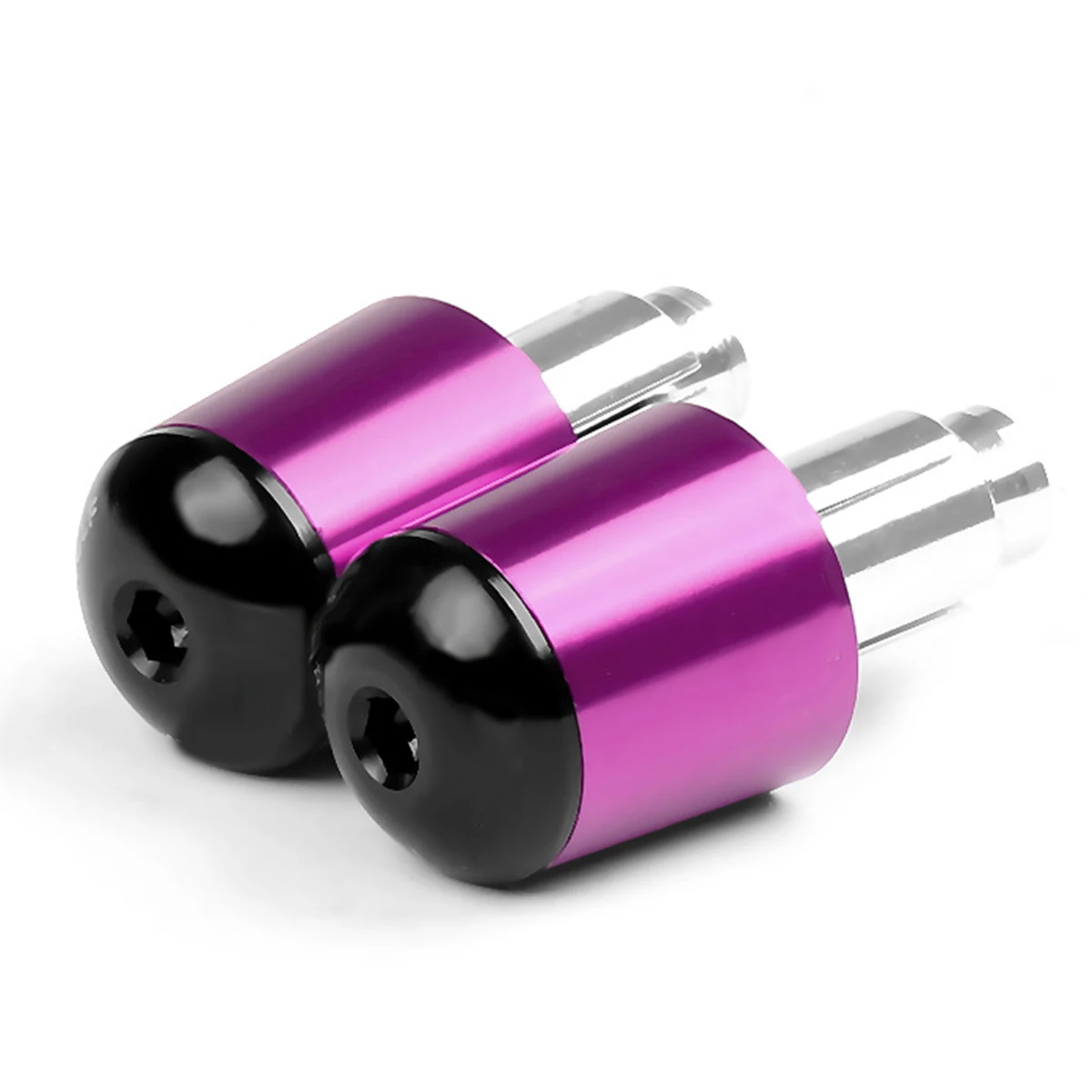 1 пара наконечников для мотоцикла из алюминиевого сплава подходит большинства