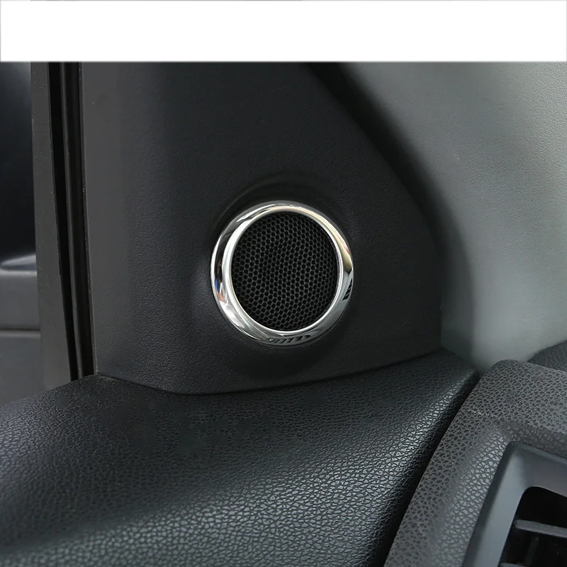 

Lsrtw2017 Car Front Door Tiandle Sound Speaker Ring for Mitsubishi Outlander Sport Asx RVR 2011-2016 Interior Accessories audio