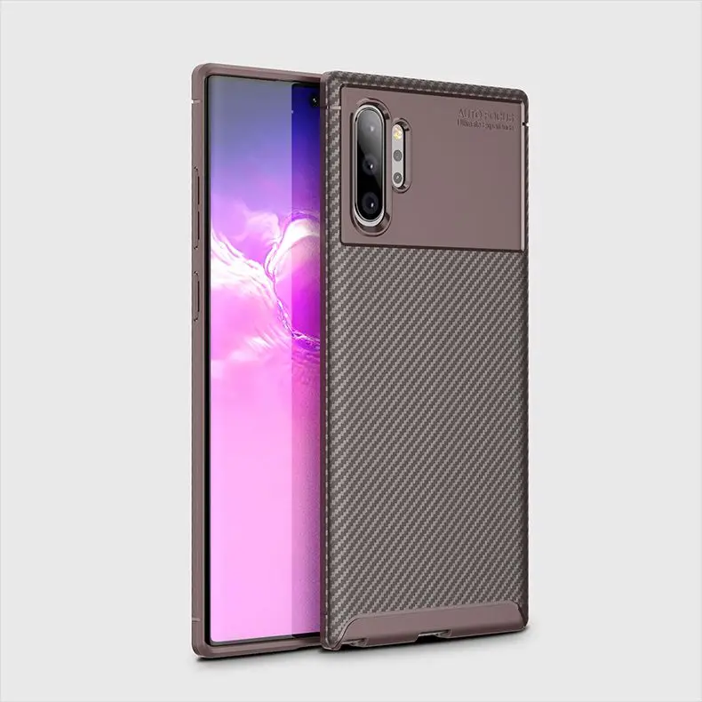 Чехол из углеродного волокна кремнезема для samsung Galaxy S9 Note10 Plus, чехол из ТПУ для samsung Note10 S9plus Galaxy Note9