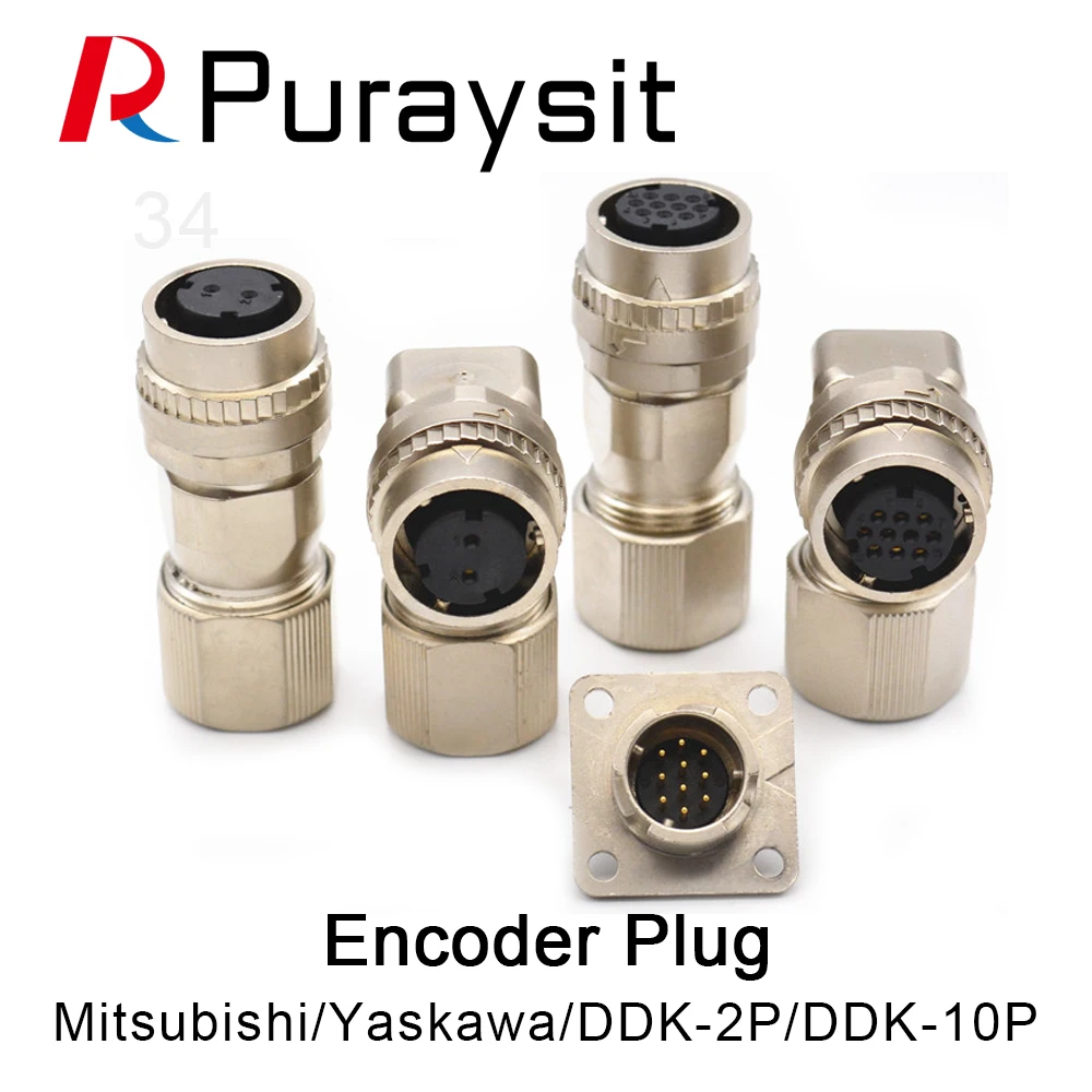Разъем энкодера Mitsubishi Yaskawa DDK-10 core 2-жильный SM10S CM10 разъем серводвигателя |