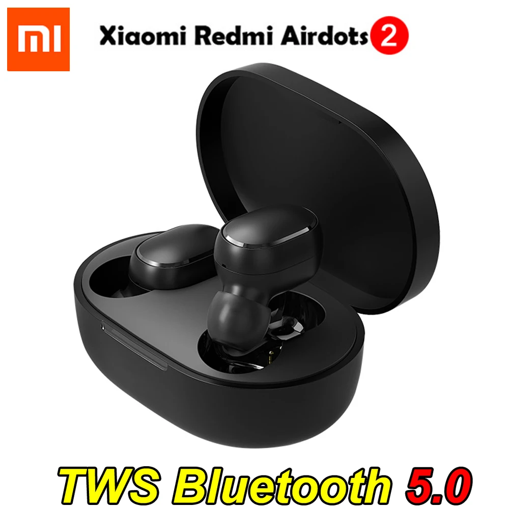Беспроводные стереонаушники Xiaomi Redmi Airdots 2 TWS с голосовым управлением Bluetooth 5 0
