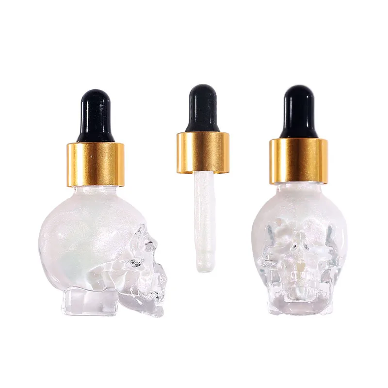

Halloween Skull Highlight Powder Three-dimensional Natural Water Highlight Liquid for Body and Face Enhancing