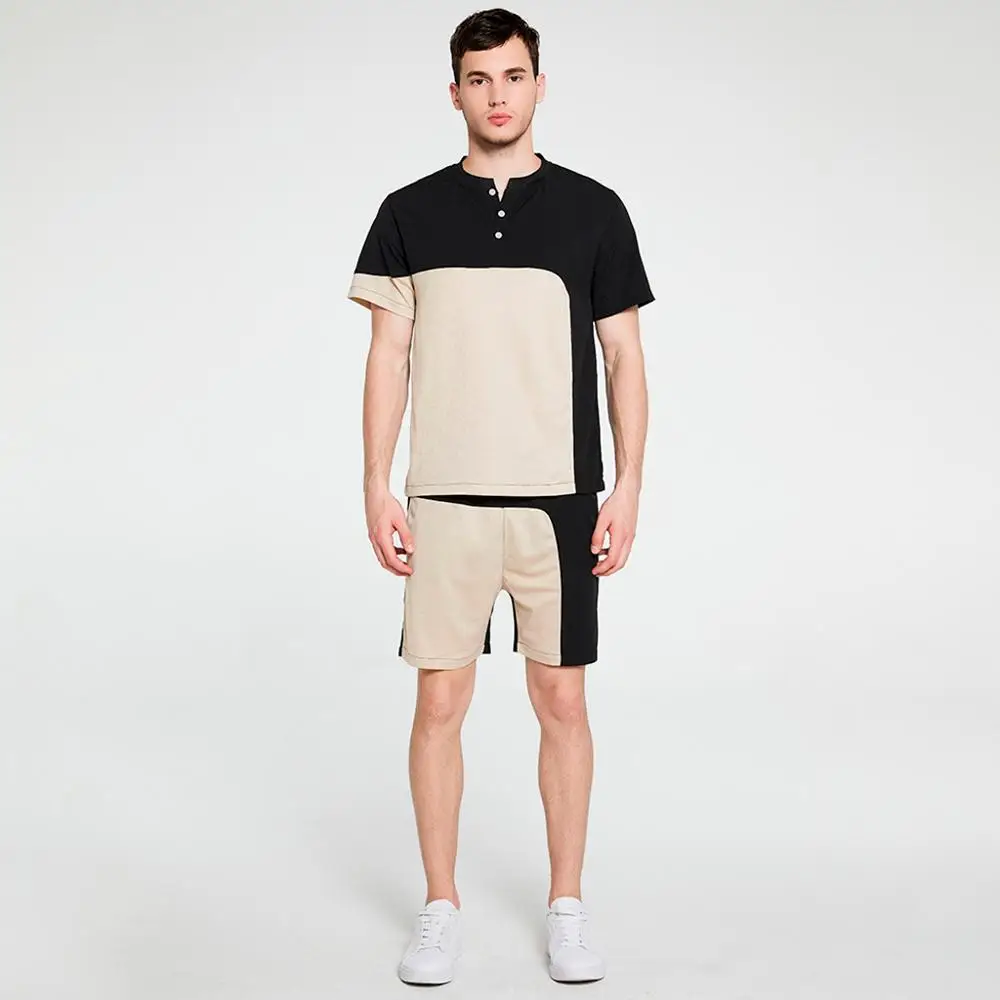 Комплекты спортивный костюм для мужчин летняя толстовка с капюшоном и завязками