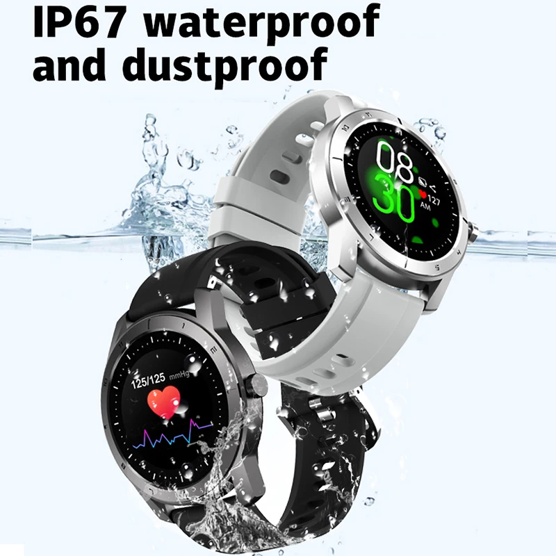 

S8T Smart Watch Women Men Body Temperature Blood Oxygen Heart Rate Monitor Full Touch Sports Smartwatch For Android IOS