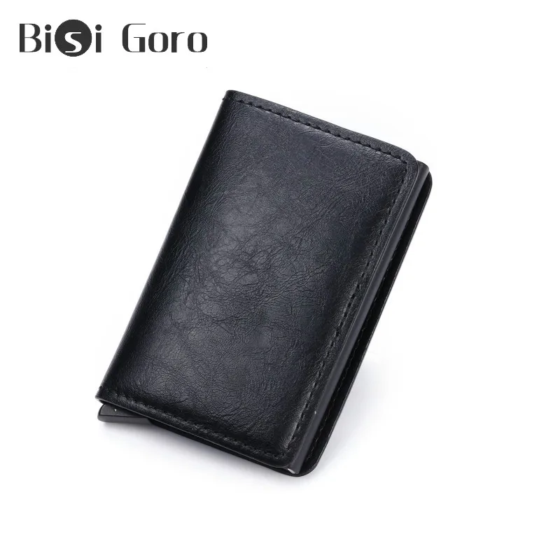 Кошелек BISI GORO мужской с защитой от кражи|Держатели для карт и пропусков| |