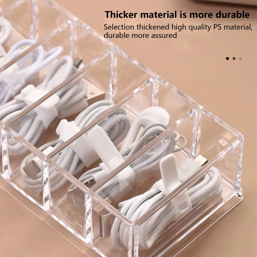 Органайзер для кабеля с 8 сетками пыленепроницаемый контейнер сортировки