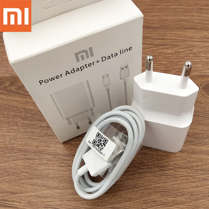 Оригинальный usb-адаптер XIAOMI 5 В/2A EU зарядное устройство Micro USB кабель для Redmi Plus 4 4X 4A