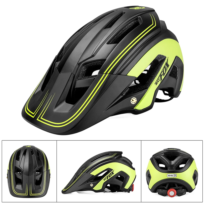BATFOX велосипедный шлем козырек Сверхлегкий дышащий горный casco integrale MTB дорожный