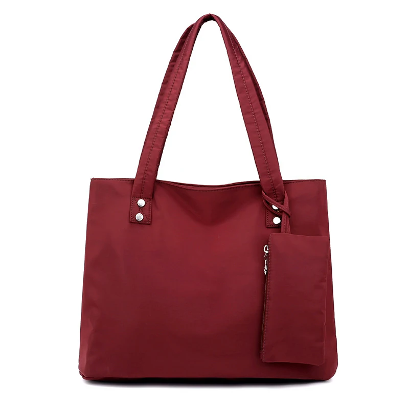 Горячая Большая вместительная сумка Оксфорд через плечо для покупок пляжная с