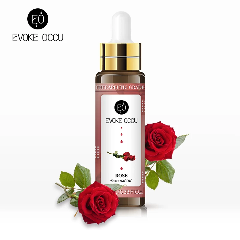 Эфирные масла розы и лаванды 10 мл с пипеткой ароматическое масло перечной мяты