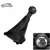 5 speed car gear shift knob with gaitor boot complete fit for peugeot 207 307 cc 308