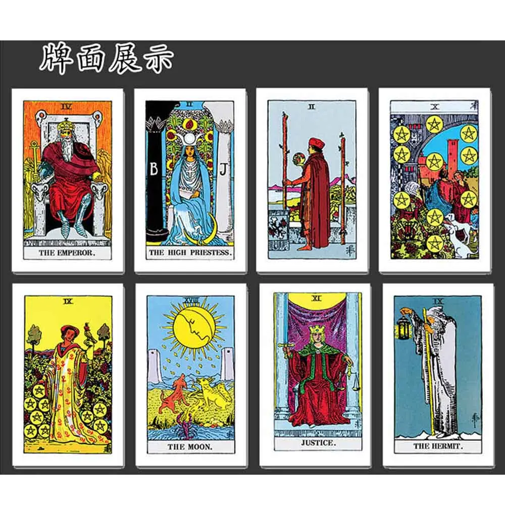 

The Rider Waite Tarot Deck Card Game 12x7 cm 78 Cards