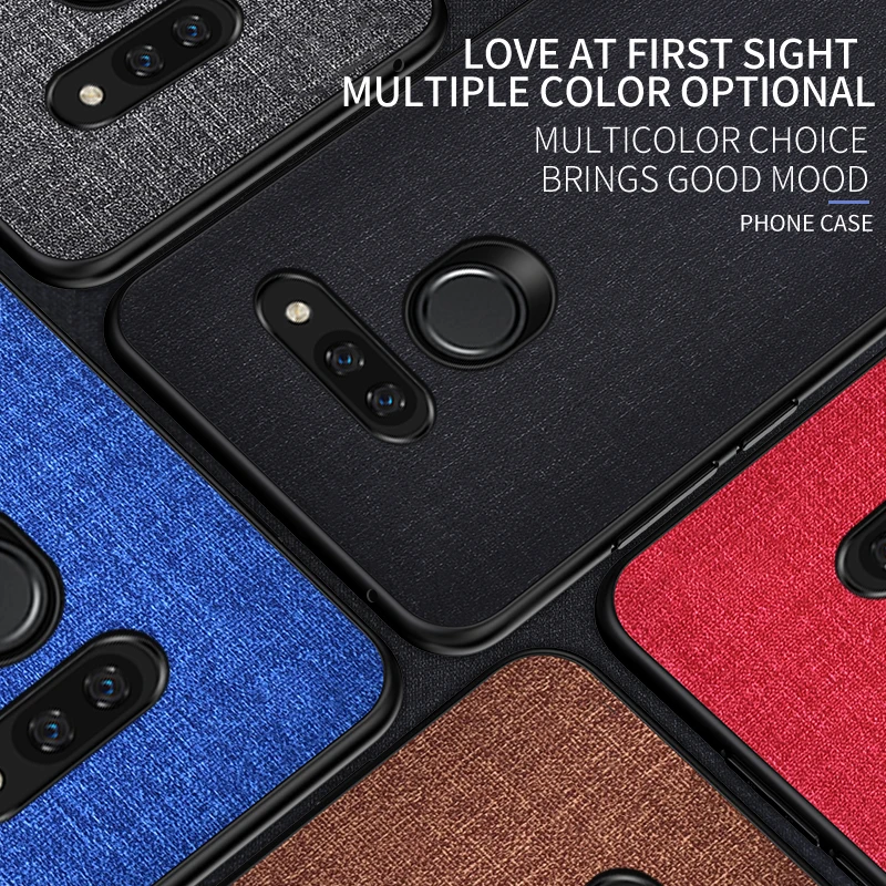 Тканевый чехол для LG V40 G8 G8S ThinQ K40 Stylo 5, мягкий силиконовый чехол s Для lenovo S5 Pro/K5 Pro