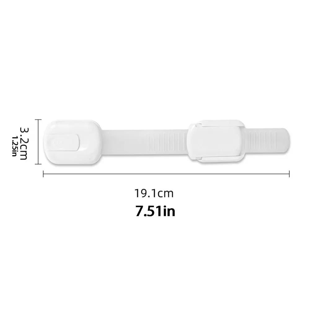

1pcs Child Safety Strap Locks for Fridge, Cabinets, Drawers, Dishwasher, Toilet