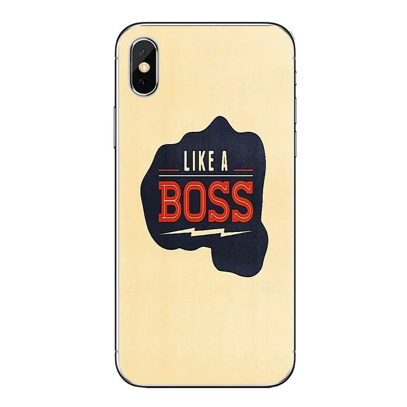 Be the boss wallpaper For Samsung Galaxy S2 S3 S4 S5 MINI S6 S7 edge S8 S9 Plus Note 2 3 4 5 8 Coque Fundas Silicone Case Covers |